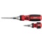 9-in-1 Square Drive Ratcheting Multi-Bit Screwdriver with 8-in-1 Compact Ratcheting Multi-Bit
