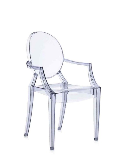 Louis Ghost Chair, Light Blue