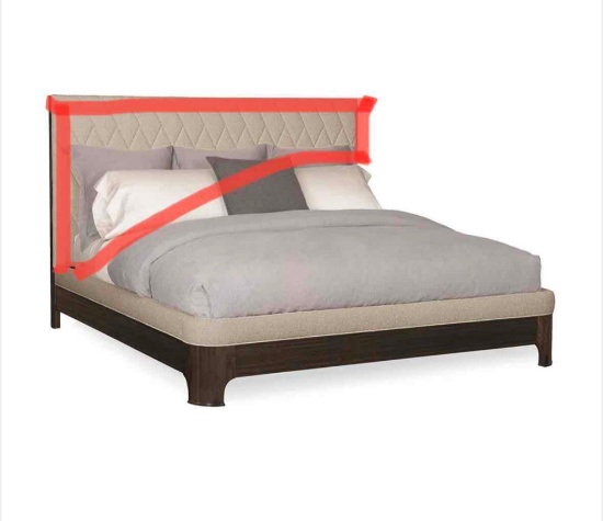 Caracole Modern Streamline Moderne King Bed