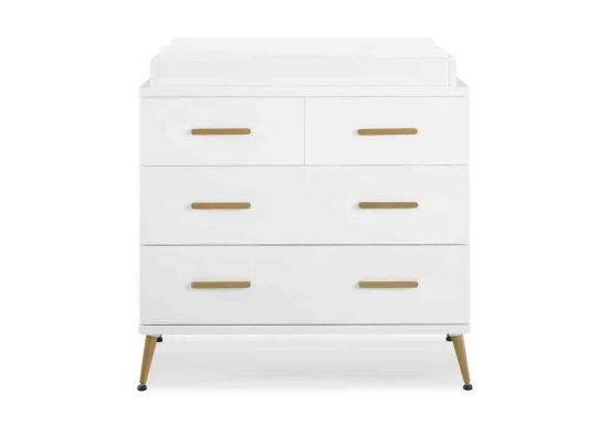 Delta Children Sloane 4 Drawer Dresser with Changing Top
