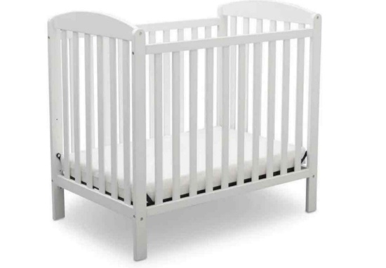 Delta Children Sprout Mini Crib with Mattress