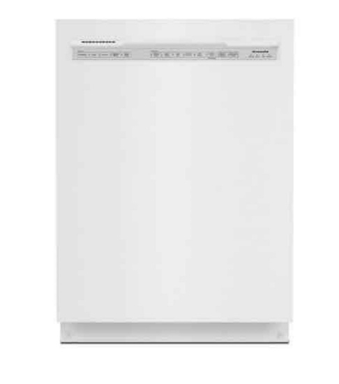 KitchenAid - 24" Front Control Built-In Dishwasher with Stainless Steel Tub
