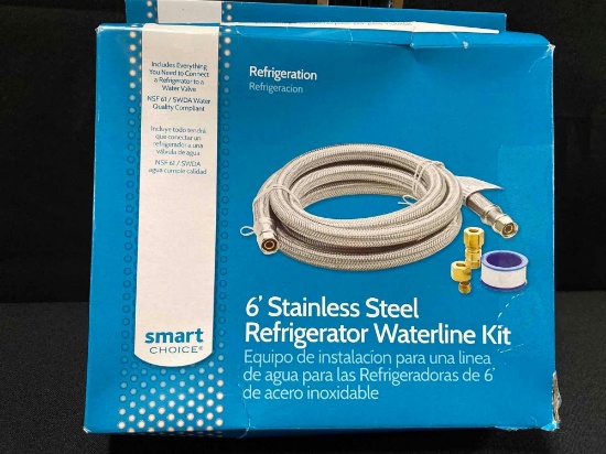 Smart Choice 6' Stainless Refrigerator Waterline Kit