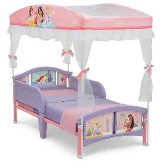 Delta Children Disney Princess Canopy Toddler Bed