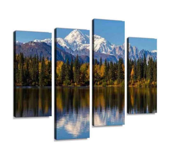 Byers Lake Alaska Art Paint