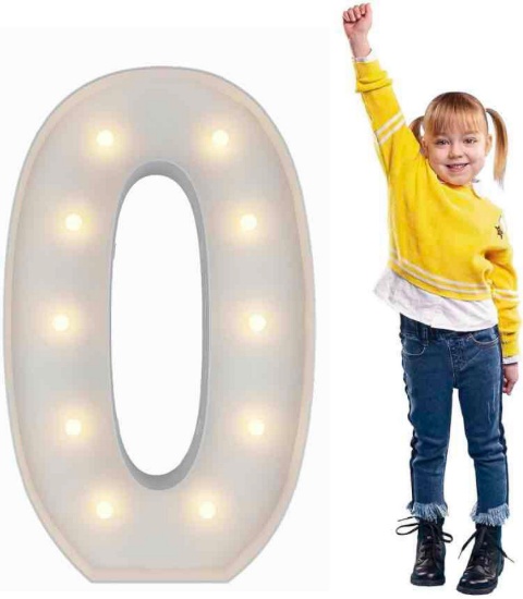 4FT Marquee Light Up Number