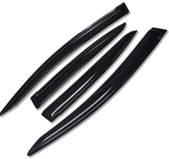 Lightronic Outside-Mount Side Window Visor Deflector Rain Guard (a part is missing and a broken
