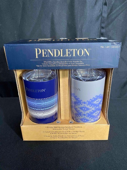 PENDLETON 2 Double Wall Vacuum Insulated Tumblers (Broken)