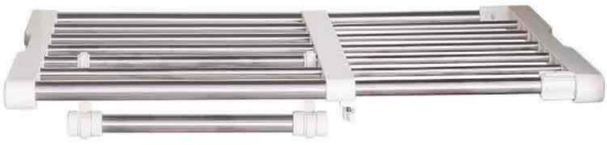 Hershii Closet Tension Shelf Expandable Telescopic