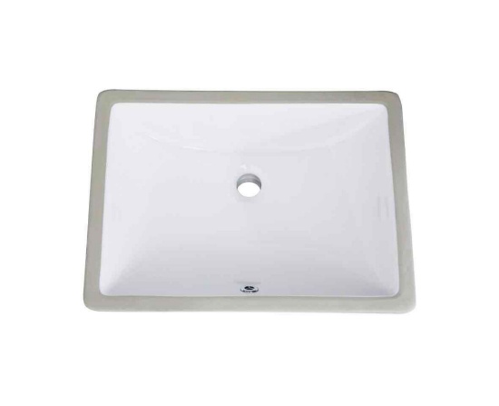 PetusHouse 18.5x13.2 Inch Undermount Bathroom Vessel Sink and Pop Up Drain Combo