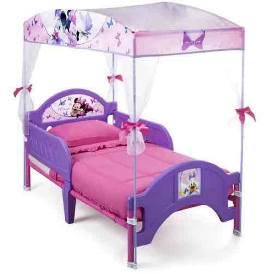 Delta Children Disney's Minnie Mouse Toddler Canopy Bed