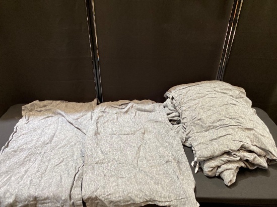 Covers for Pillows and Gray Beds