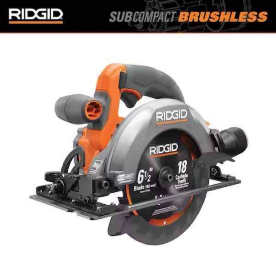 RIDGID 18V SubCompact Brushless Cordless 6-1/2 in. Circular Saw (Tool Only)