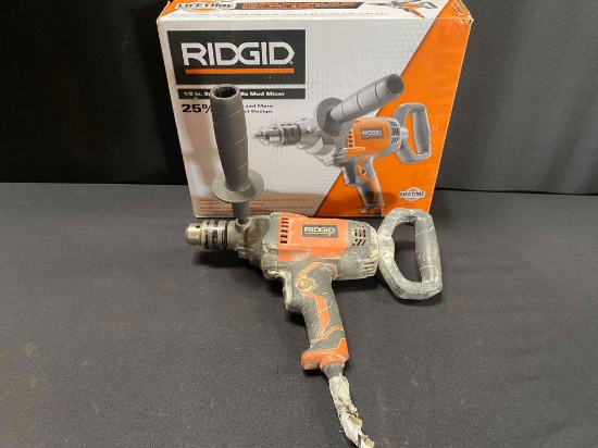 RIDGID 1/2 in. Spade Handle Mud Mixer