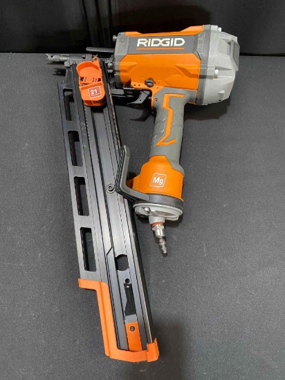 RIDGID 21-Degree 3-1/2 in. Round Head Framing Nailer