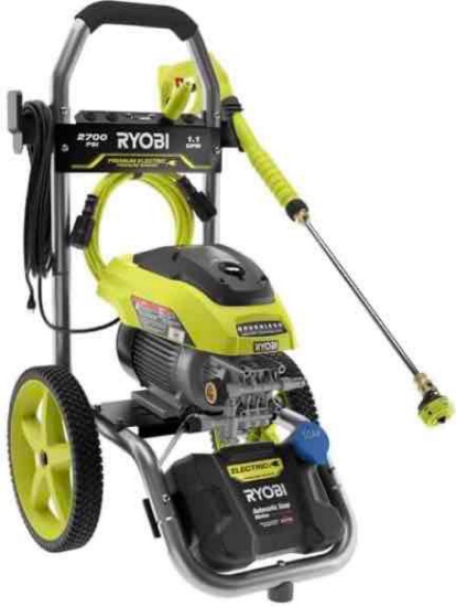 RYOBI 2700 PSI BRUSHLESS ELECTRIC PRESSURE WASHER