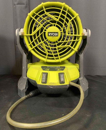 RYOBI 18V Cordless Bucket Top Misting Fan