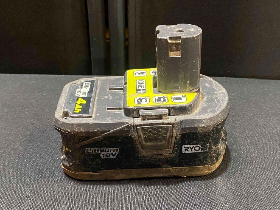 Ryobi 18-Volt One+ Lithium-Ion 4.0 Ah Battery
