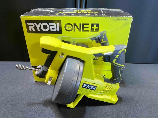 RYOBI ONE+ 18V 25? Drain Auger (Tool-Only)