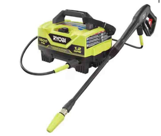 RYOBI 1800 PSI 1.2 GPM Electric Pressure Washer