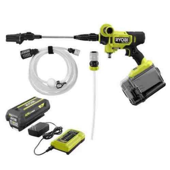 RYOBI 40-Volt HP Brushless EZClean 600 PSI 0.7 GPM Cold Water Power Cleaner