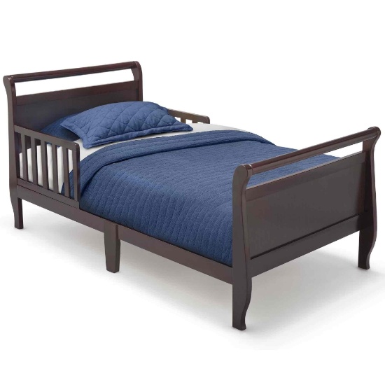 Delta Children Contemporary Wood Sleigh Toddler Bed