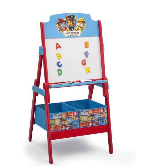 Paw Patrol Single Sided Easel with Storage