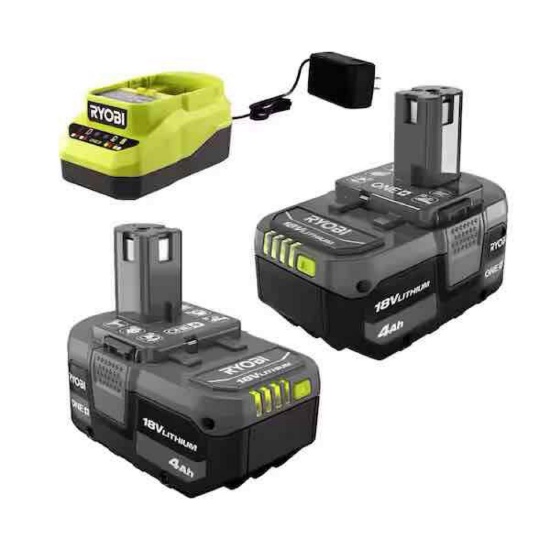 RYOBI 4Ah 18V Lithium-ion Starter Kit