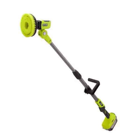 RYOBI 18V Telescoping Power Scrubber (Tool-Only)