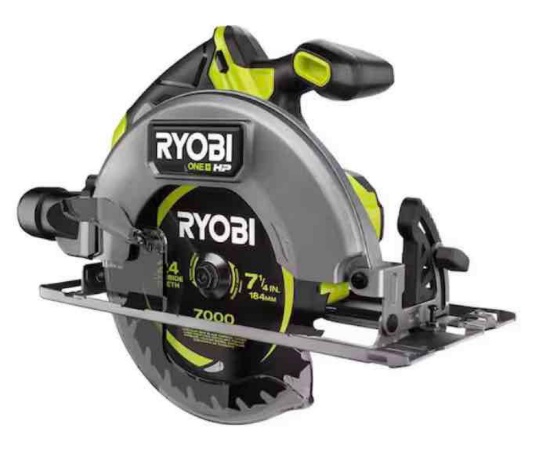 RYOBI ONE+ HP 18V Brushless Cordless 7-1/4 in. Circular Saw (Tool Only)