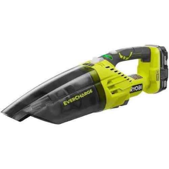 RYOBI ONE+ 18V Lithium-Ion Cordless EVERCHARGE Hand Vacuum Kit