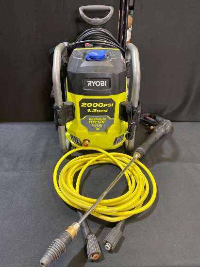 RYOBI 2000 PSI 1.2GPM PREMIUM ELECTRIC PRESSURE WASHER