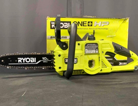 RYOBI 18V Cordless Chainsaw (Tool Only)