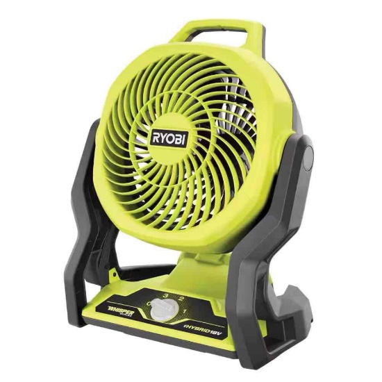 RYOBI ONE+ 18V Cordless Hybrid WHISPER SERIES 7-1/2 in. Fan (Tool Only)
