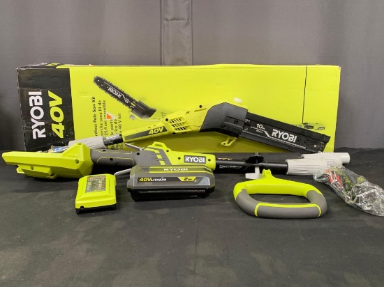 RYOBI Cordless Pole Saw Kit