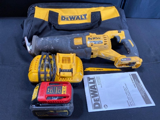 DEWALT FLEXVOLT RECIPROCATING SAW KIT