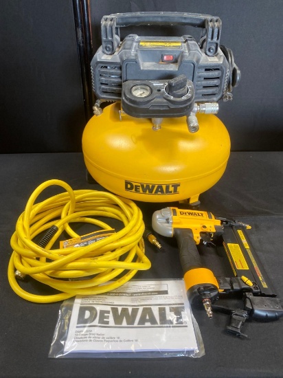 DeWALT NAILER AND COMPRESSOR COMBO KIT