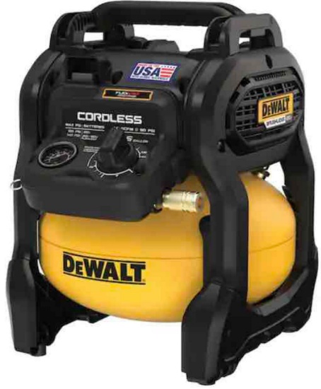 DeWALT BRUSHLESS 20V MAX 2.5 Gal. 140 psi Portable Cordless Air Compressor with FLEXVOLT Advantage