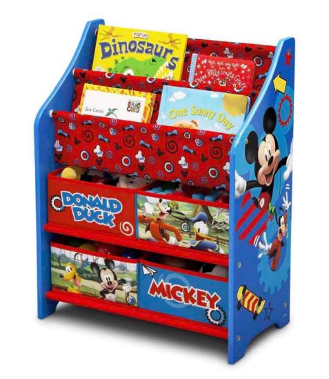 Disney Mickey Mouse Toy and Book Organizer by Delta Children