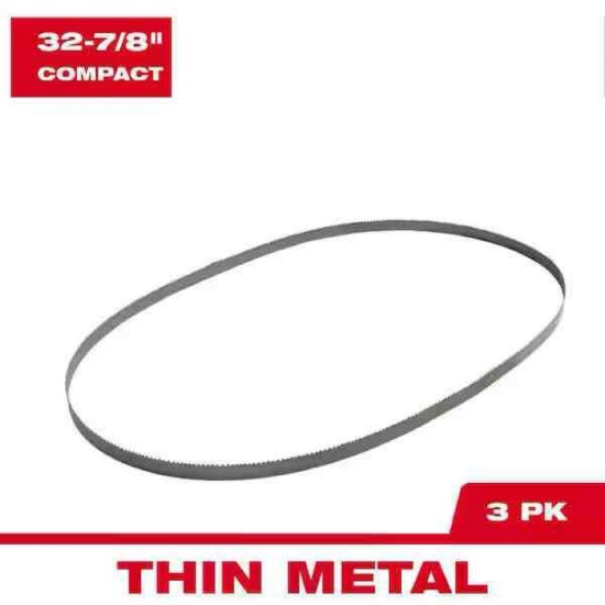 Milwaukee 32 7/8? Compact Portable Band Saw Blades