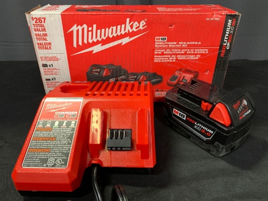 Milwaukee Starter Kit with 5.0Ah Battery and Charger