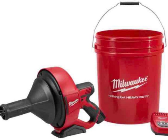 Milwaukee M12 Drain Snake Kit (Without Charger)
