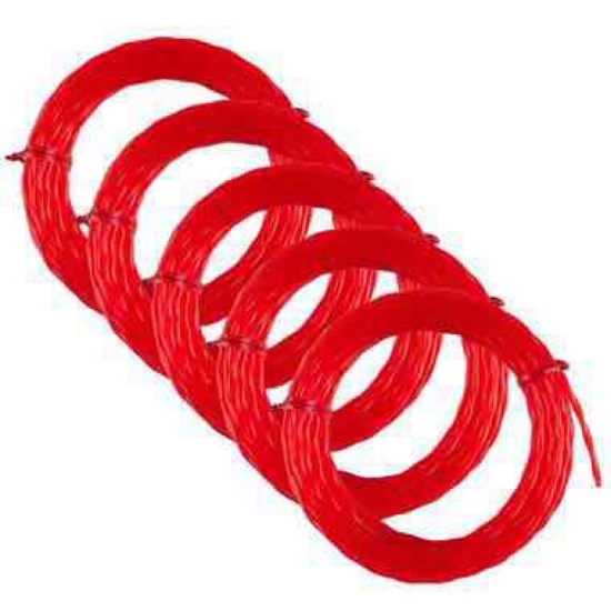 Milwaukee 5 Pack Paquet 095" x 20' TRIMMER LINE