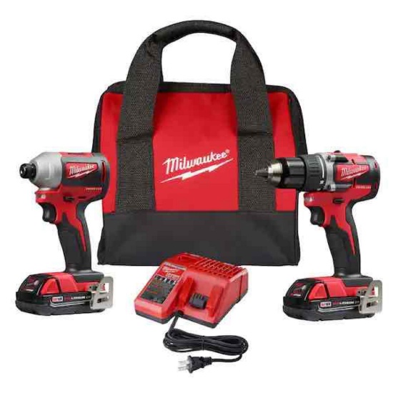 Milwaukee M18 Compact Brushless 2-Tool Combo Kit