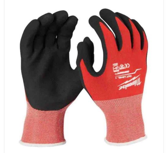 Milwaukee Cut Level 1 Dipped Gloves 10"/XL