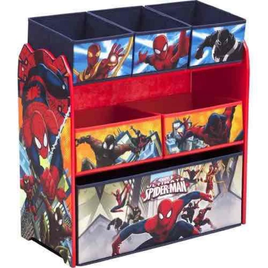 Delta Children Multi-Bin Toy Organizer Marvel Spider-Man