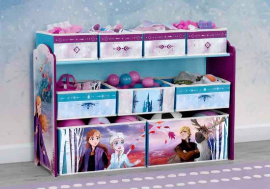 Frozen Deluxe 9 Bin Design and Store Toy Organizer