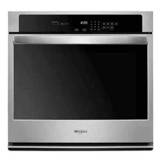 Whirlpool 30 in. Single Electric Thermal Wall Oven with Self-Cleaning in Stainless Steel