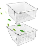 2 Pack Upgraded 2188656 Fridge Crisper Drawer Compatible with Whirlpool