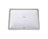 PetusHouse 18.5x13.2 Inch Undermount Bathroom Vessel Sink and Pop Up Drain Combo